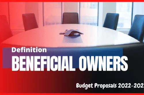 Beneficial owners definition budget proposals 2022 2023