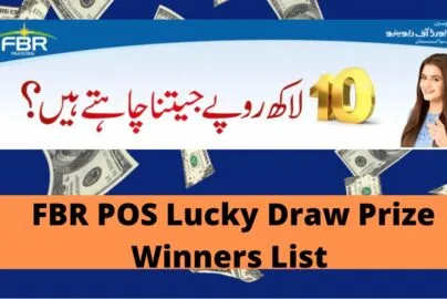 FBR POS lucky draw prize winners list June 2022