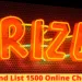 Prize Bond List 1500 Online Check 2022