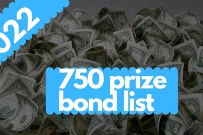 750 prize bond list 2022 and prize bond schedule 2022