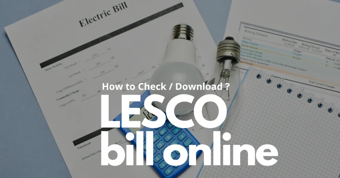 How to check and download LESCO bill duplicate online