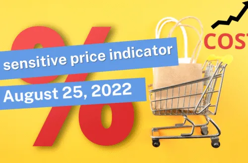 What is the Sensitive Price Indicator for Week ended August 25 2022