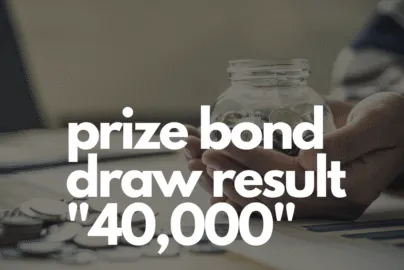 40000 prize bond draw result September 2022