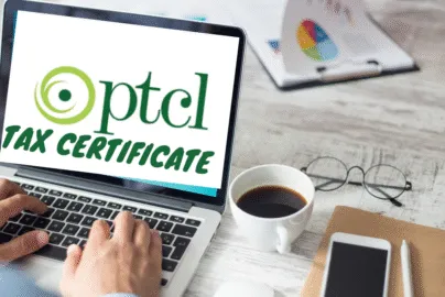 How to download PTCL tax certificate online