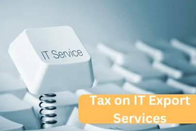 Tax on IT Export Services section 154A one percent 65F