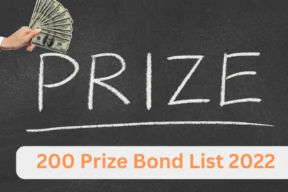 200 prize bond list 2022 15 December 2022 check download online