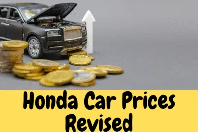 Honda car revised prices 2023 Honda city Honda civic and BRV