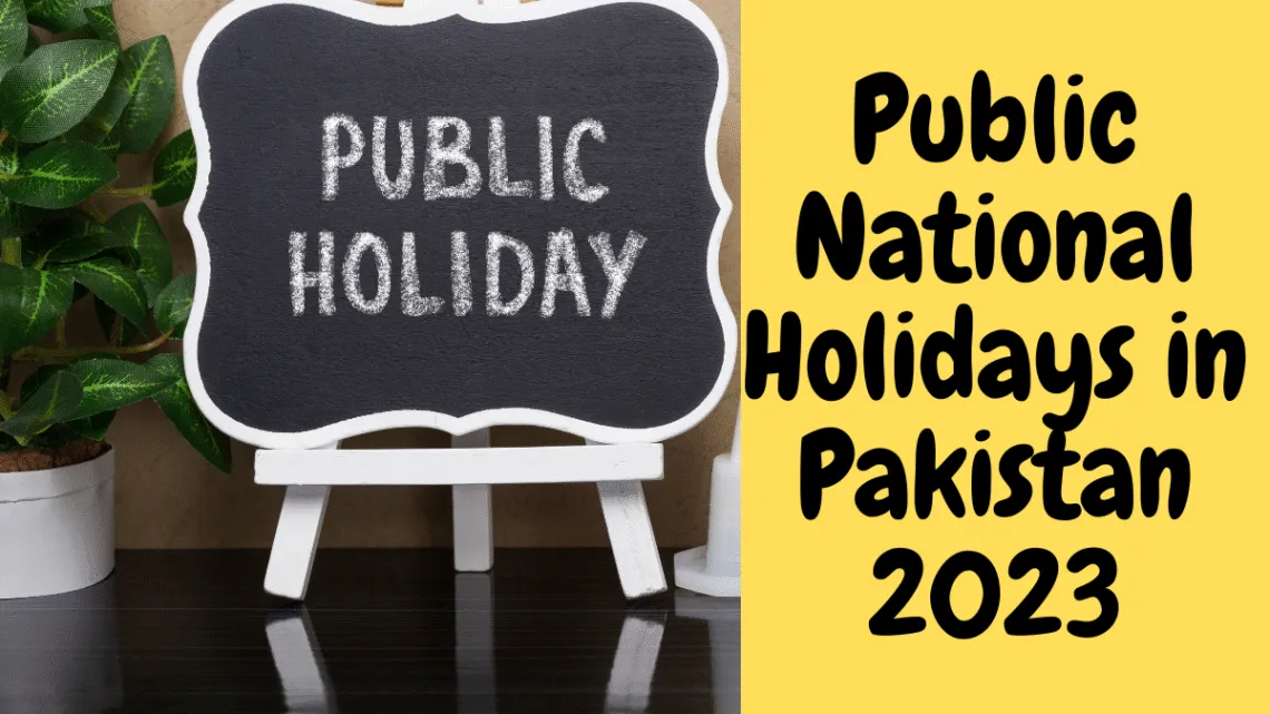 Public national holidays in Pakistan in 2023 Calendar 2023