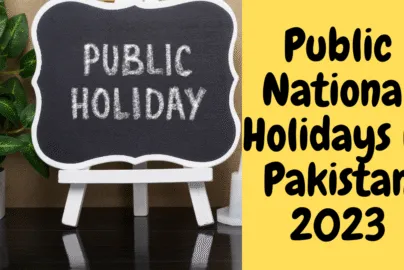 Public national holidays in Pakistan in 2023 Calendar 2023
