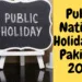 Public national holidays in Pakistan in 2023 Calendar 2023