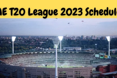 UAE T20 League 2023 Schedule and time table