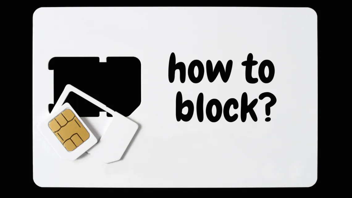 how to block mobile sim card in Pakistan