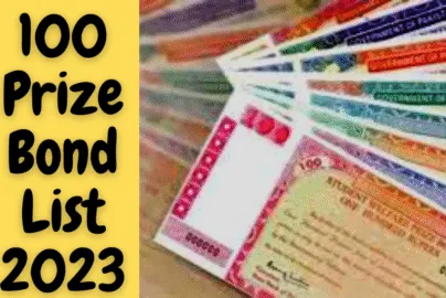 100 Prize Bond List 2023 15 February 2023 download and check online