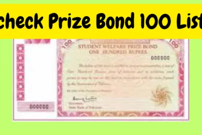 100 Prize Bond List Draw 41 Rawalpindi Result 15 February 2023