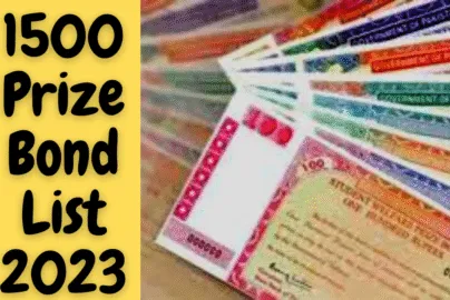1500 Prize Bond List 2023 download online 15 February 2023