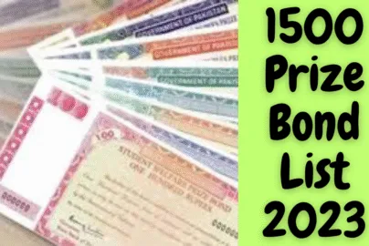 1500 Prize Bond List Draw 93 Quetta Result 15 February 2023