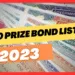 750 Prize Bond List 2023 check online