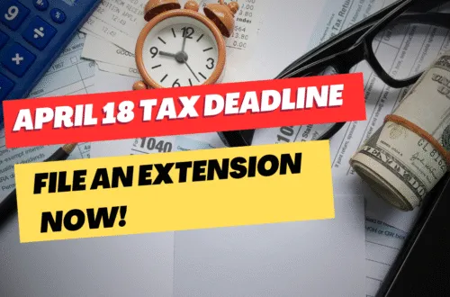 If you cannot meet April 18 tax deadline, then file an extension now