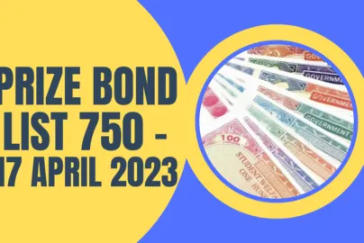 Prize Bond List 750 Online Check | 17 April 2023 online check and download