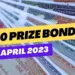 Prize Bond Result 750 All Draws 2023 April 17, 2023 check and download online