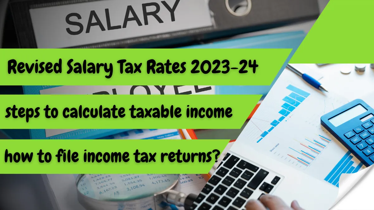 Salary Tax Calculator 2023-24 Pakistan and salary tax card tax year 2024