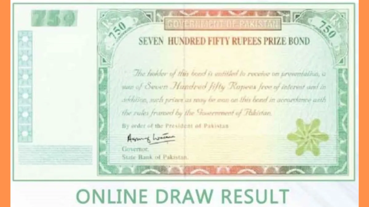 750 Prize Bond List 2023 Next Draw Date 16 October 2023
