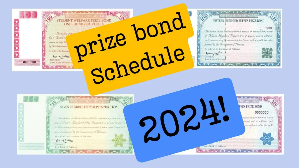 Prize Bond Schedule 2024 Online Check