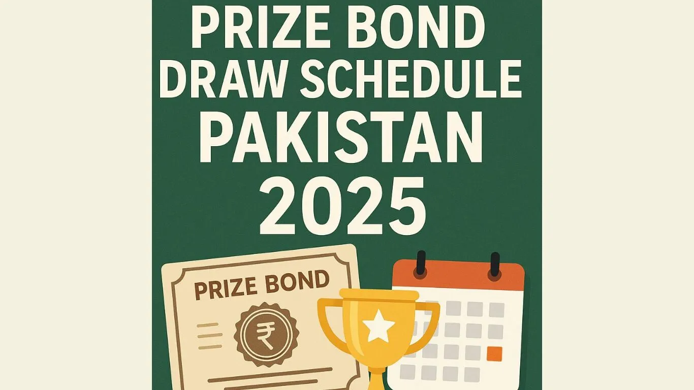 Prize Bond Draw Schedule Pakistan 2025