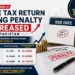 Late tax return filing penalty increased in Pakistan under Budget 2026-27 with revised ATL surcharge for individuals, AOPs and companies.